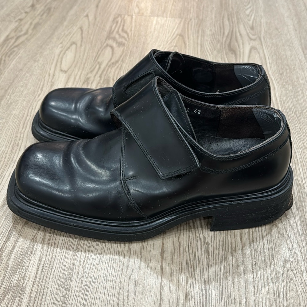 ALDO Men Leather Square Tip Slip On- Size 9